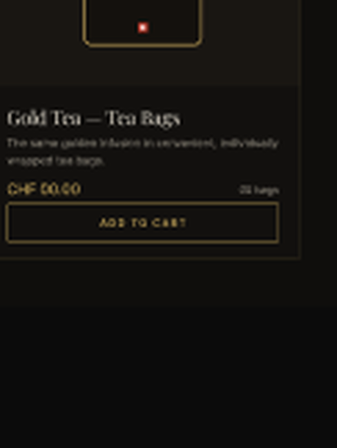 Gold Tea Bags