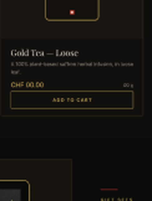 Gold Tea Loose Leaf
